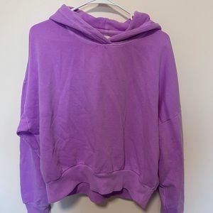 Purple sweatshirt